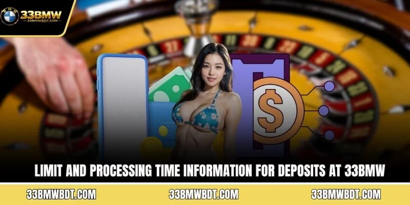 Limit and processing time information for deposits at 33BMW