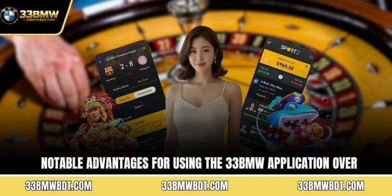 Notable advantages for using the 33BMW application over a web interface